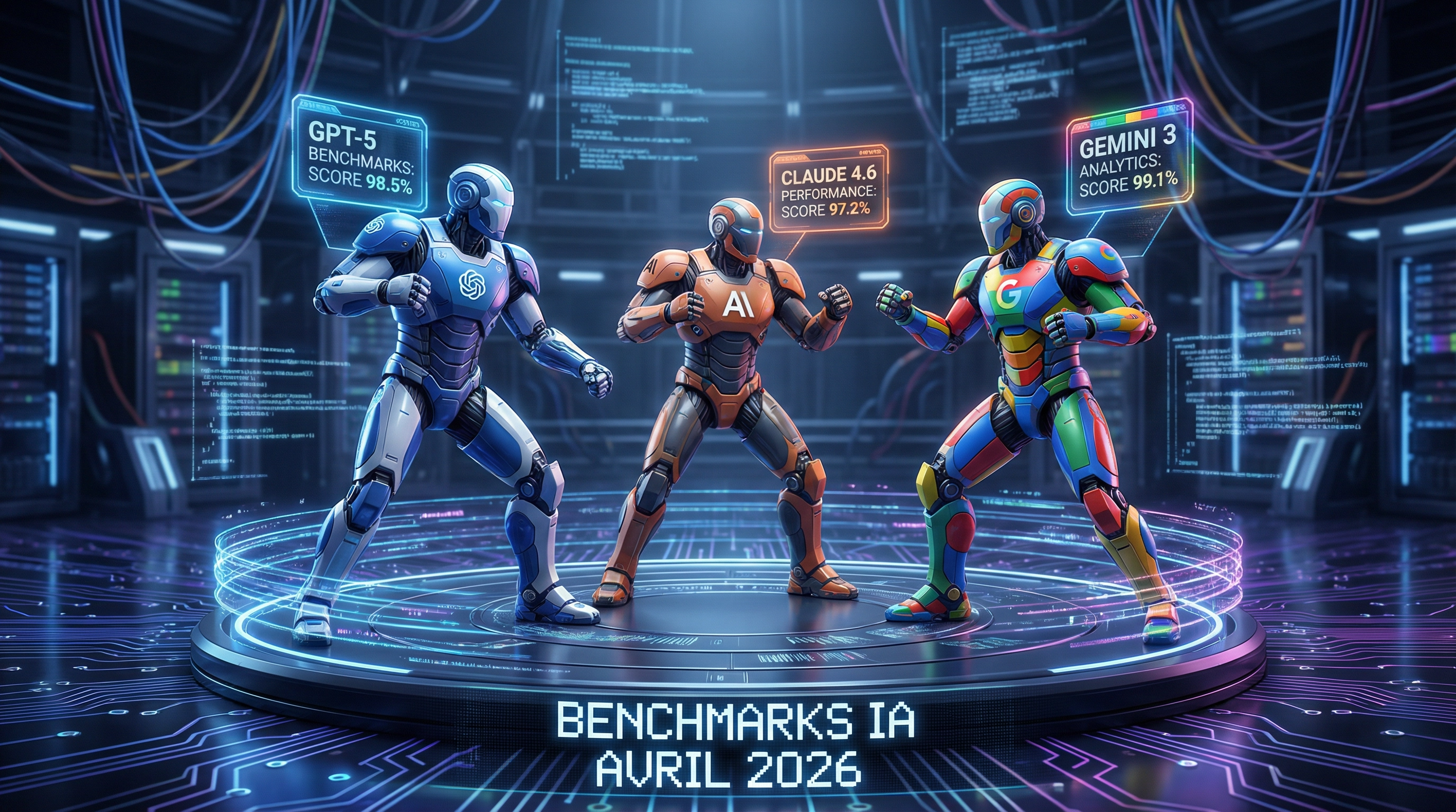 Le choc des titans de l'IA : GPT-5, Claude 4.6 et Gemini 3 au banc d'essai
