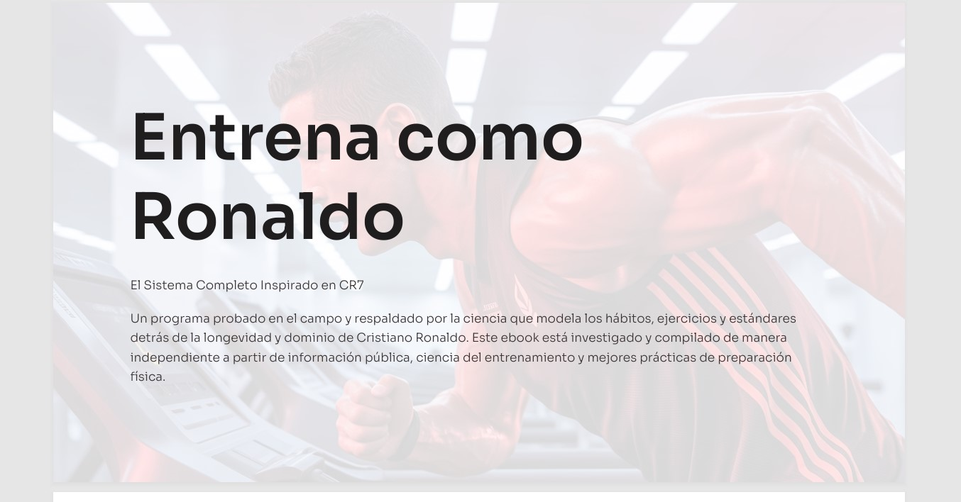 Filosofía de entrenamiento de campeón