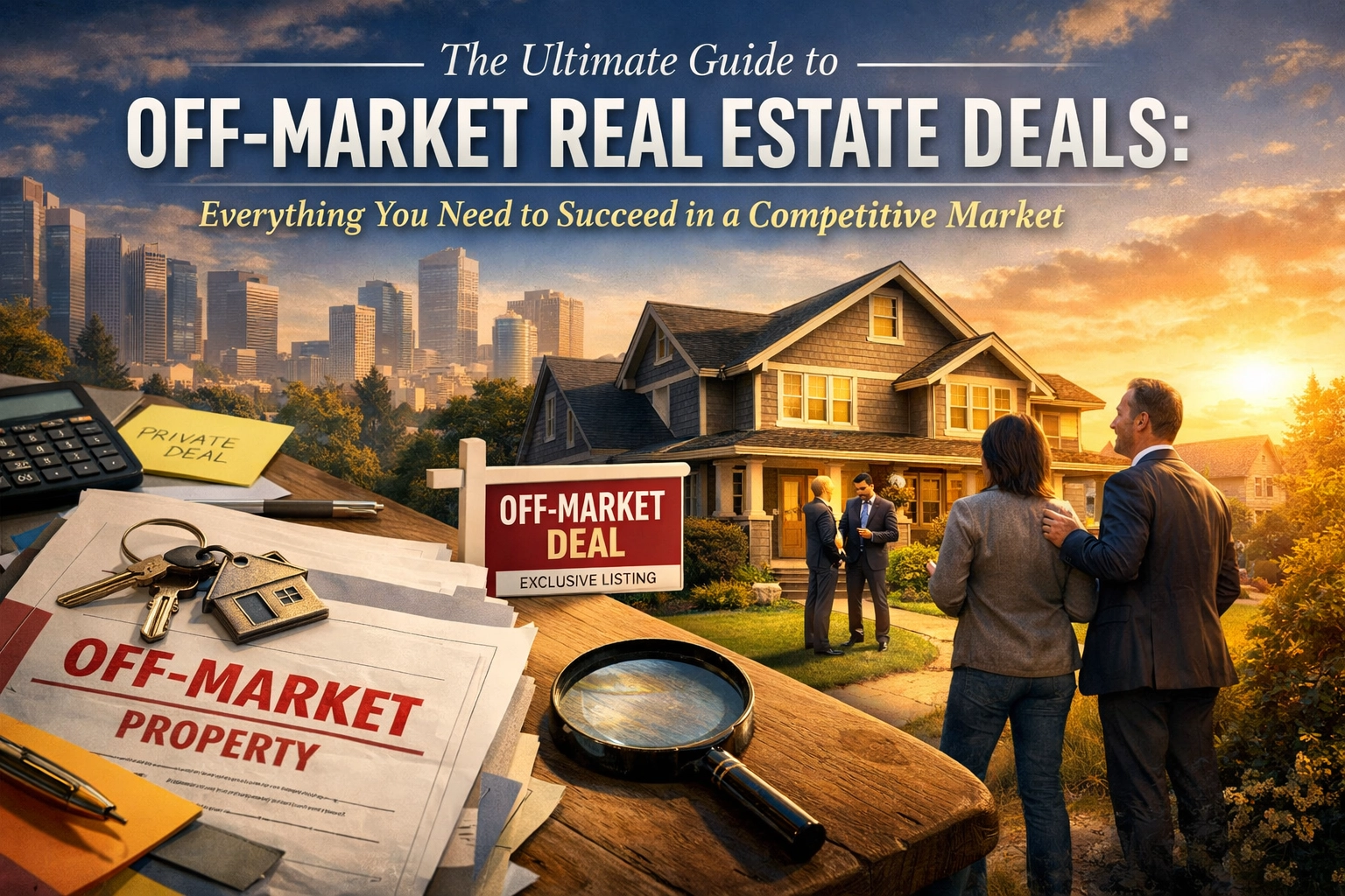 The Ultimate Guide to Off-Market Real Estate Deals: Everything You Need to Succeed in a Competitive Market