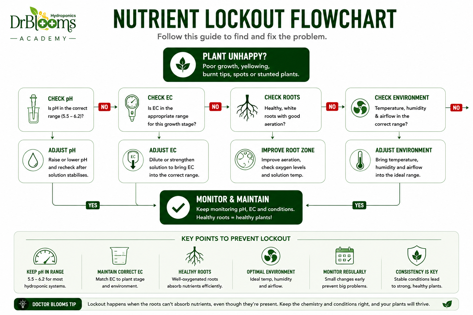 Nutrient Lockout Flowchart