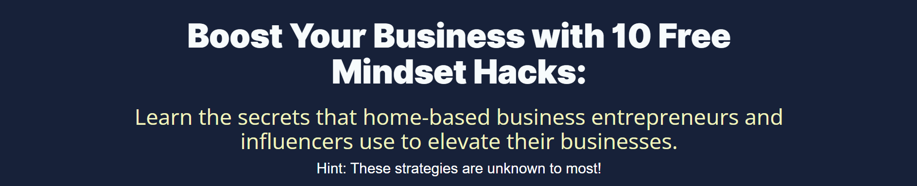 NLP Mind Hacks for Entrepreneurs