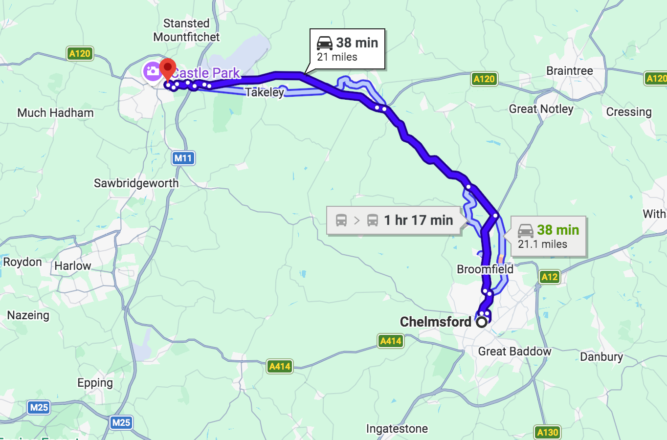 Chelmsford to doctor blooms in Bishops Stortford