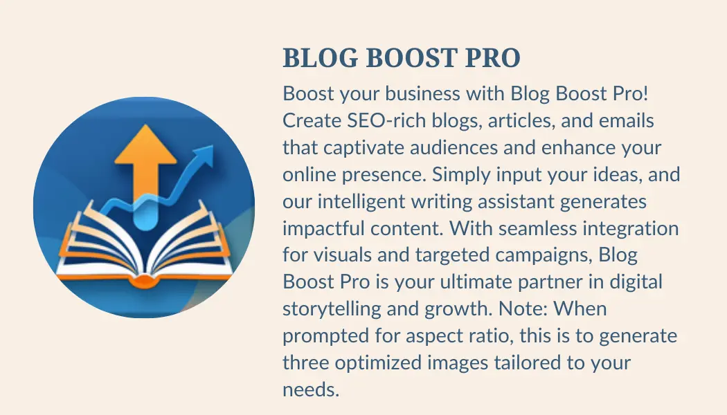 An open book for the Blog Boost icon button.