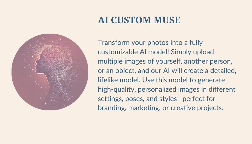 A picture of a muse for Ai custom muse icon.