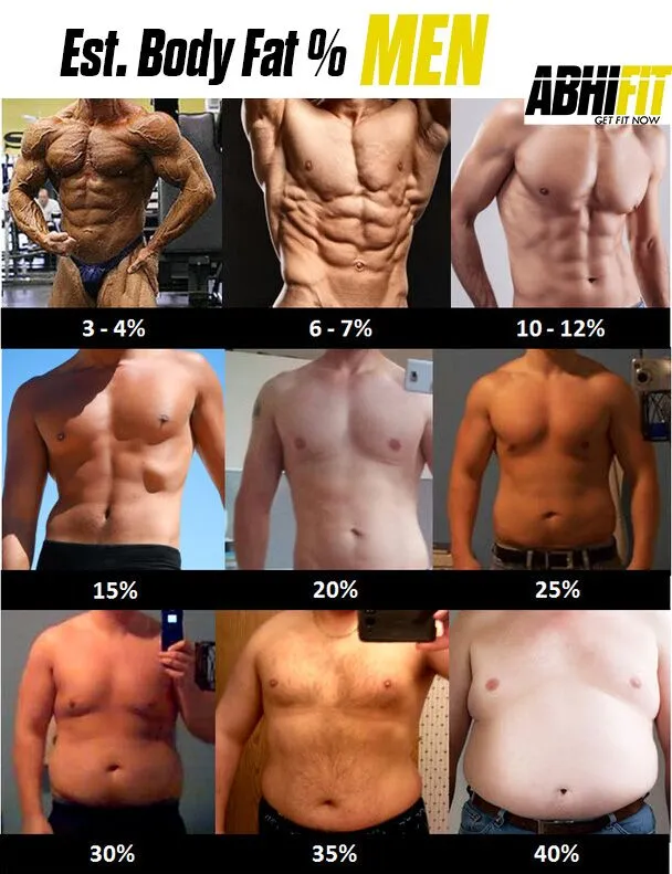 Estimate Body Fat Percentage for Men Best Personal Trainers and Nutritionists in Dubai AbhiFit Lifestyle Coaching Co UAE