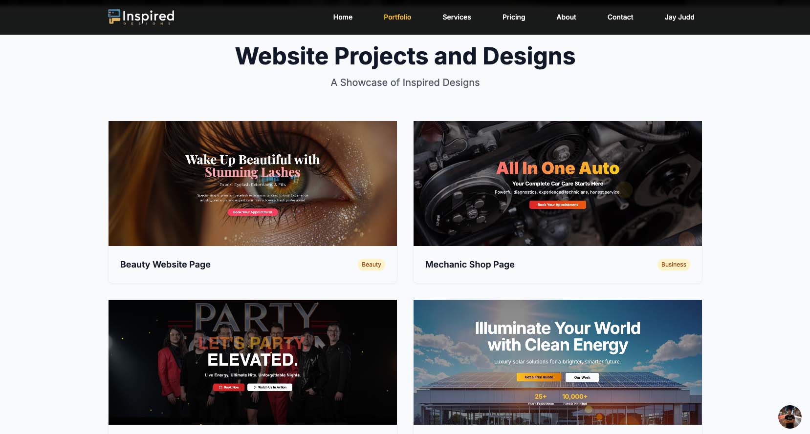 Inspired AI Website