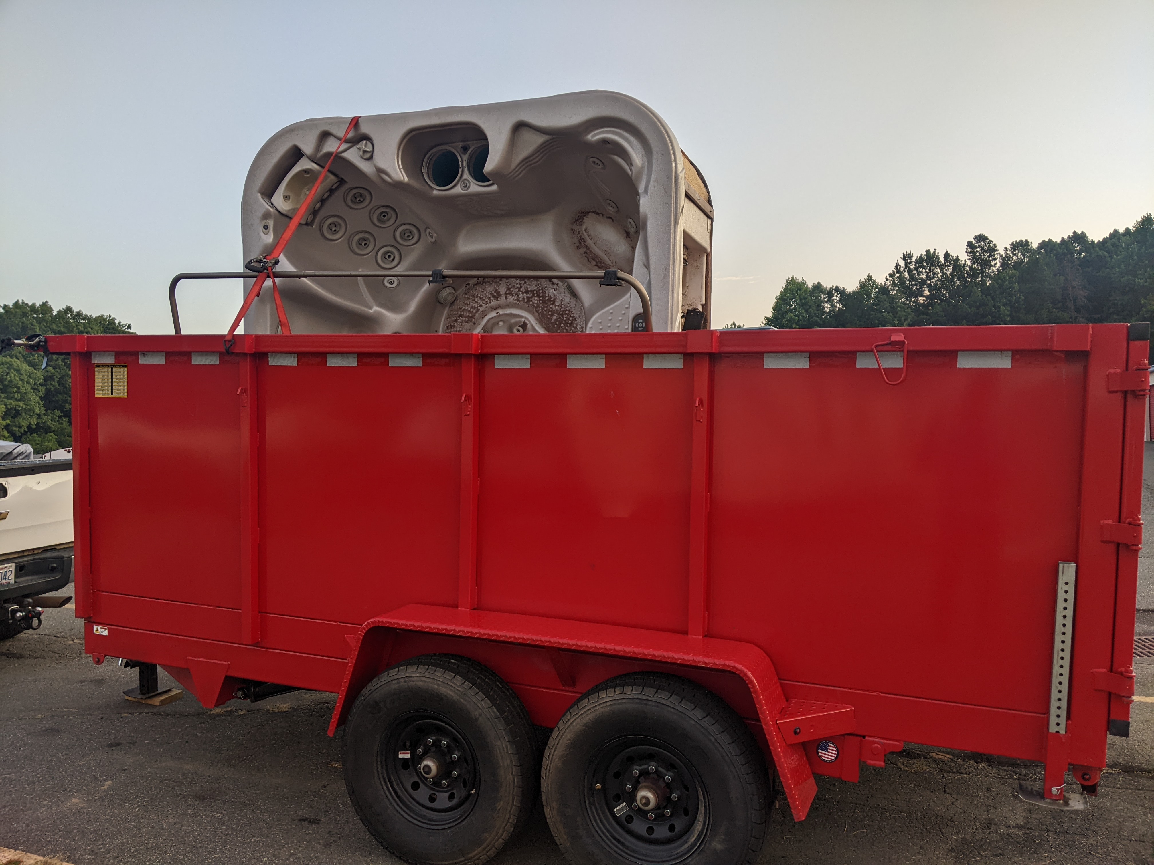 hot tub removal