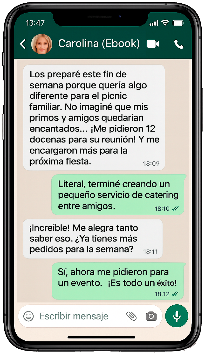 Testimonio WhatsApp 2