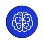 AI icon representing leadership guidance aligned to company culture and standards