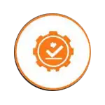 Loop and checkmark icon symbolizing daily nudges and habit reinforcement for supervisors