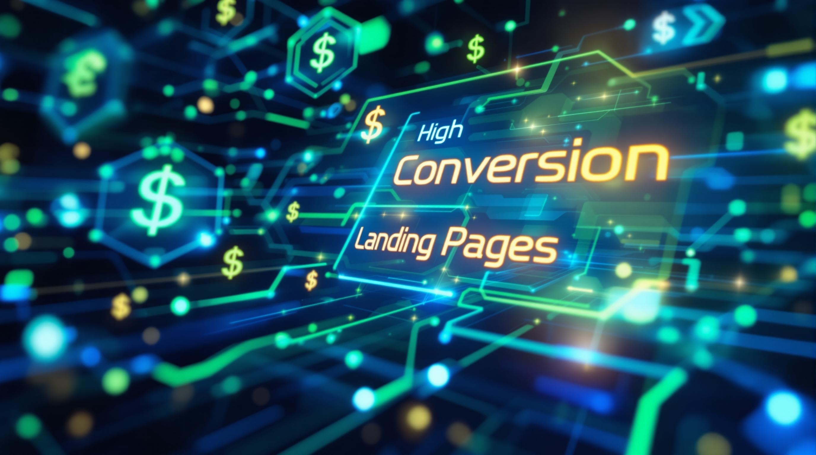 High-conversion landing pages that turn visitors into customers