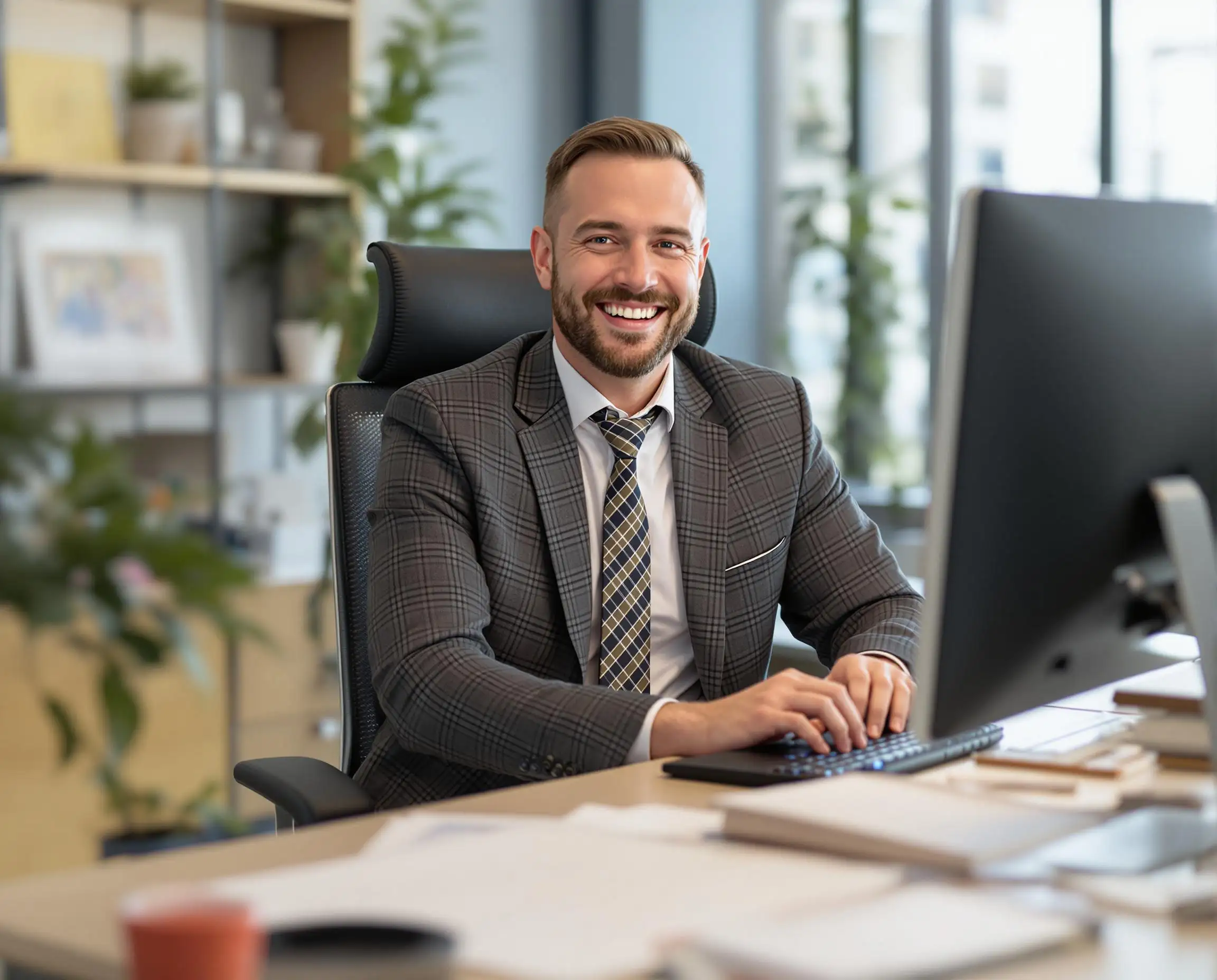  happy businessman