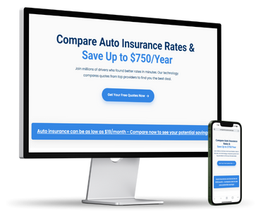 Plataforma web para compañía de seguros de carro - Sitio web que genera leads de alta calidad