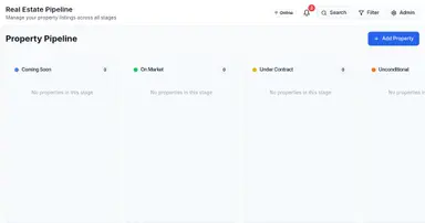 Real Estate Pipeline Tracker