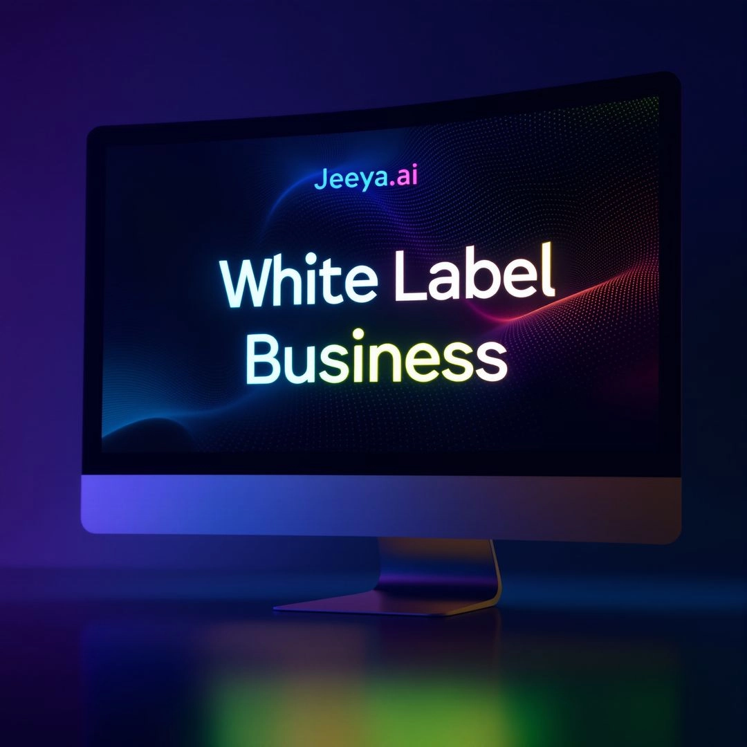 White Label App by Jeeya.ai – launch your own branded AI platform with reselling rights and full customization