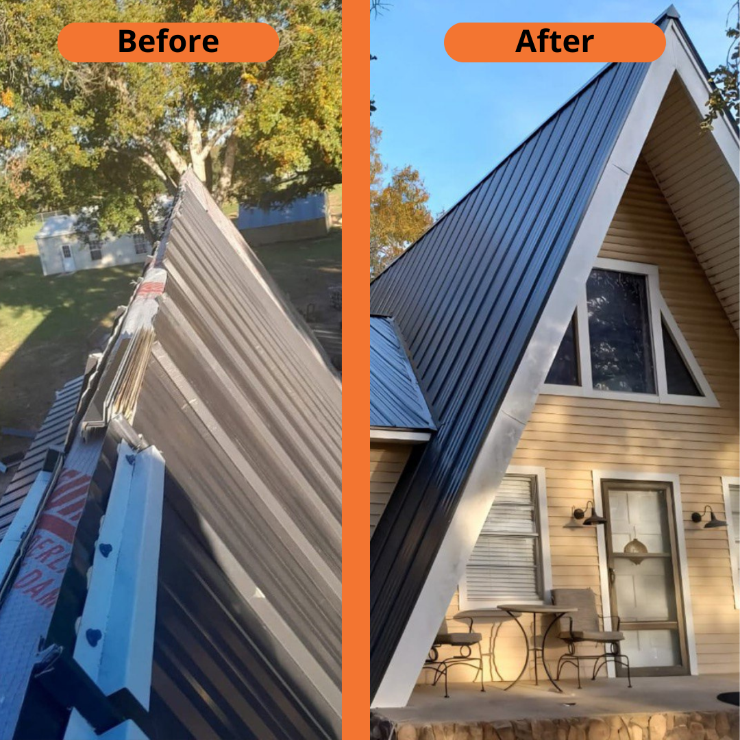 Before & After Roof Repair 2