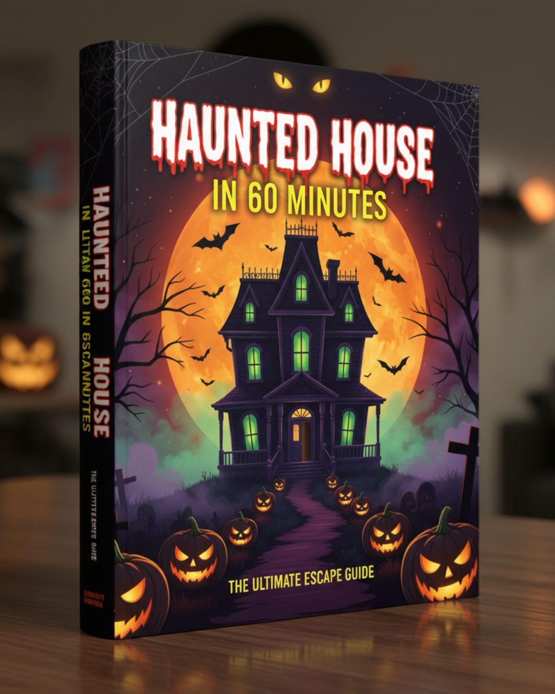 Family-friendly Halloween living room decor