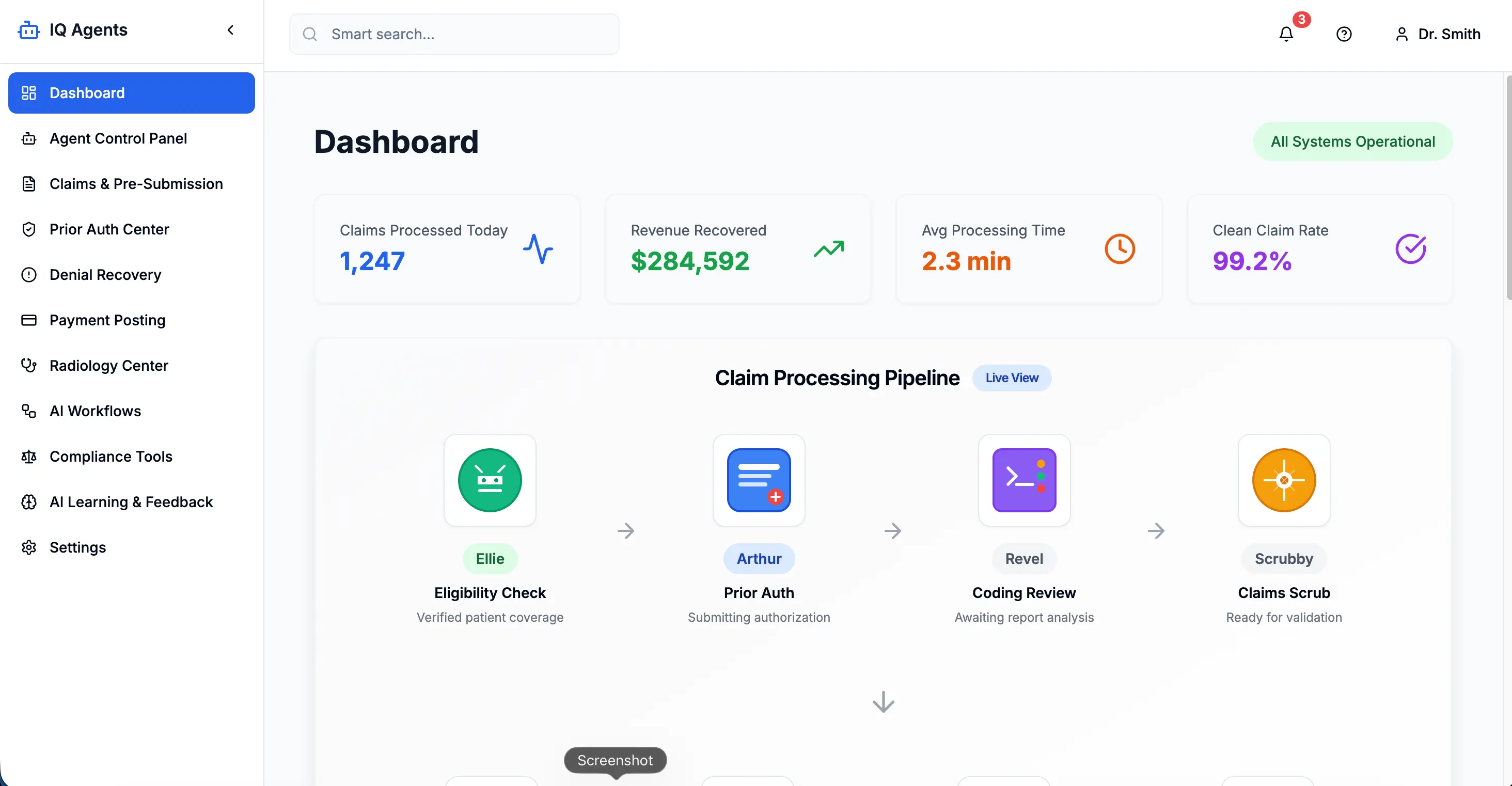 IQ Agents RCM Automation