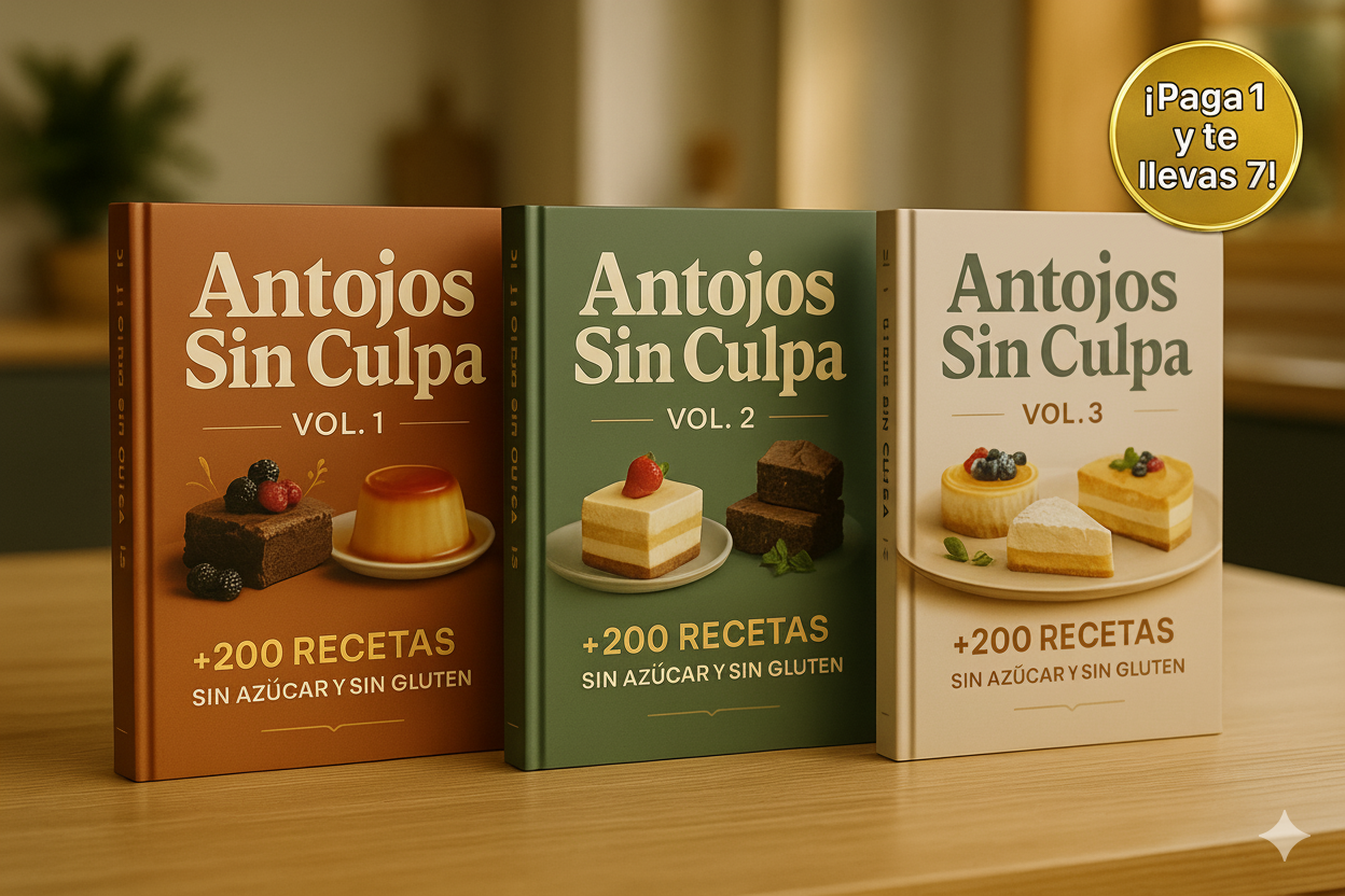 Mockup Ebook Antojos Sin Culpa y Familia Disfrutando