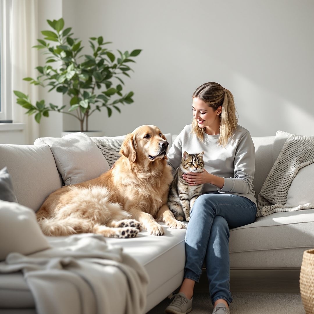 Dog sleeping comfortably