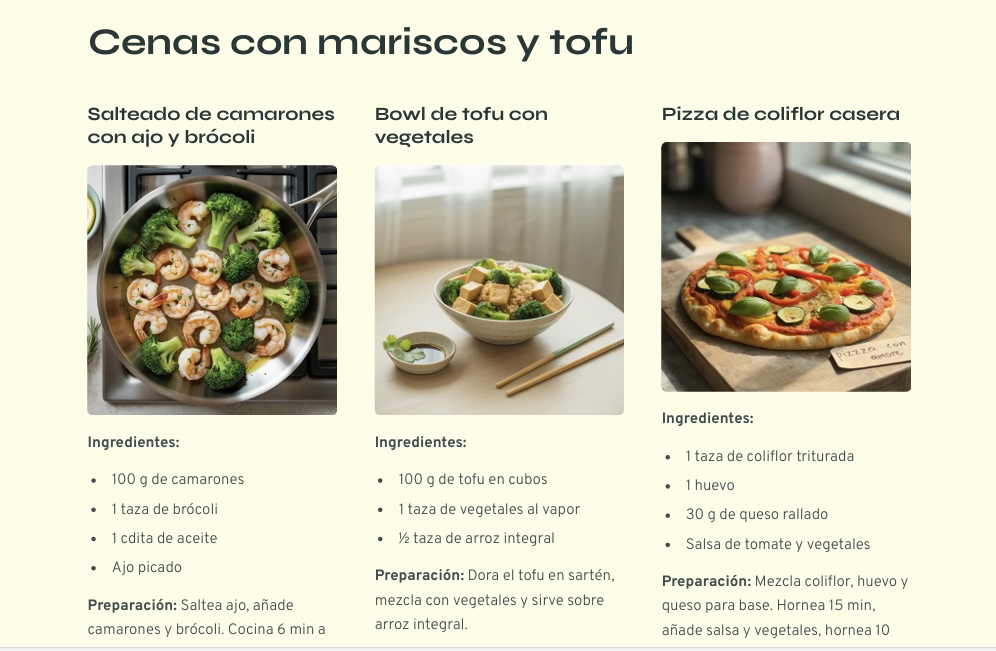 Plato de receta 9