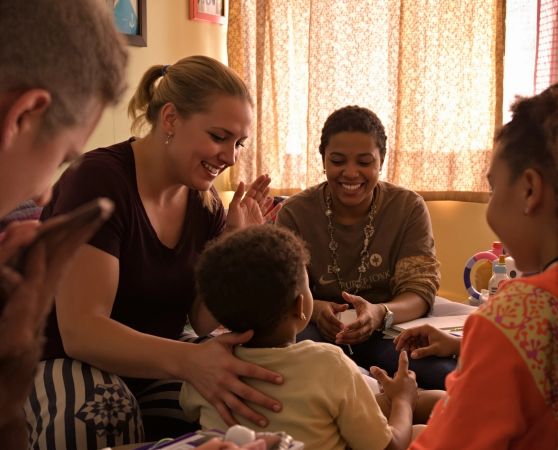 Trust representative around minor child
