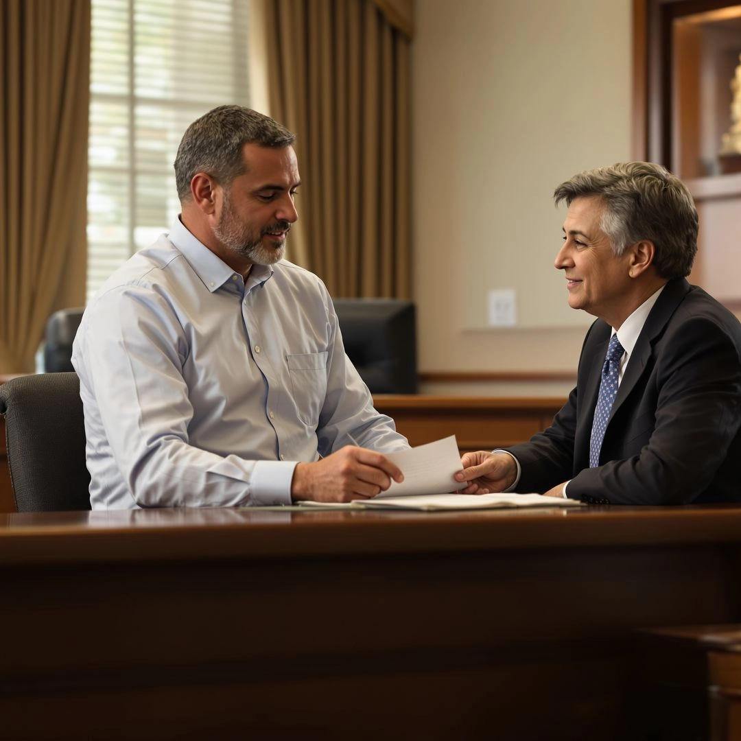 Family consulting attorney about guardianship or conservatorship for an elderly relative.