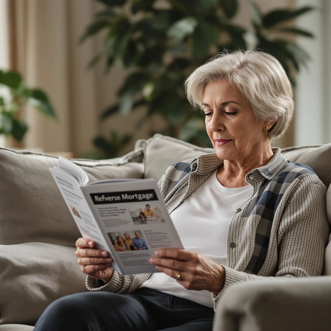Senior woman considering whether a reverse mortgage is the right option for her situation.