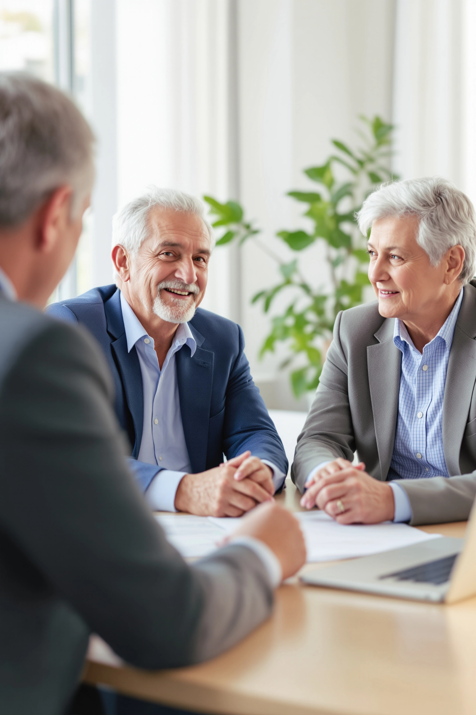 Elder law attorney advising senior clients on Medicaid, asset protection, and long-term care planning.