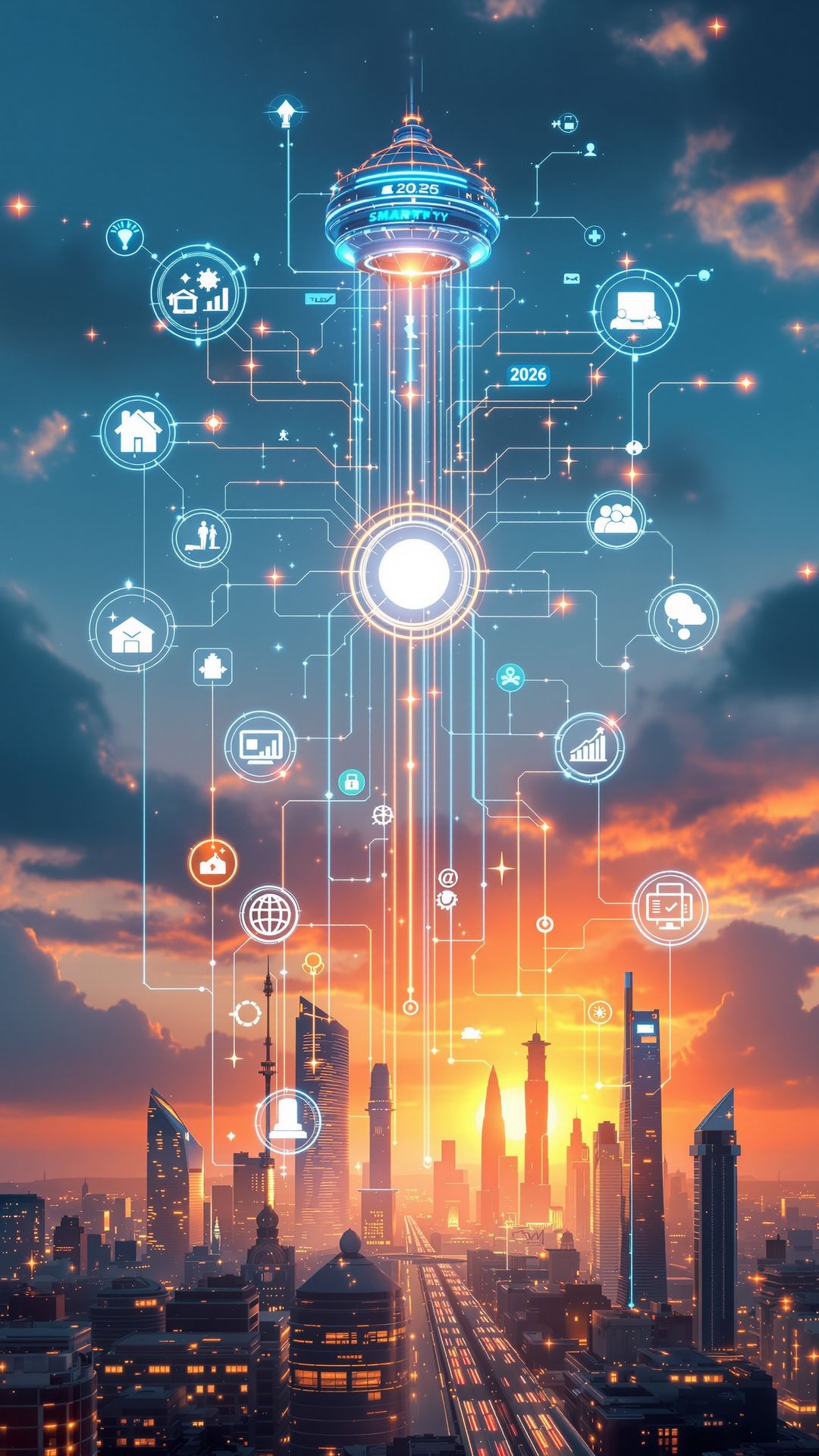 A futuristic cityscape with glowing data streams connecting business tools to a central SmartHub, symbolizing how unified systems win in 2026. A futuristic cityscape with glowing data streams connecting business tools to a central SmartHub, symbolizing how unified systems win in 2026.