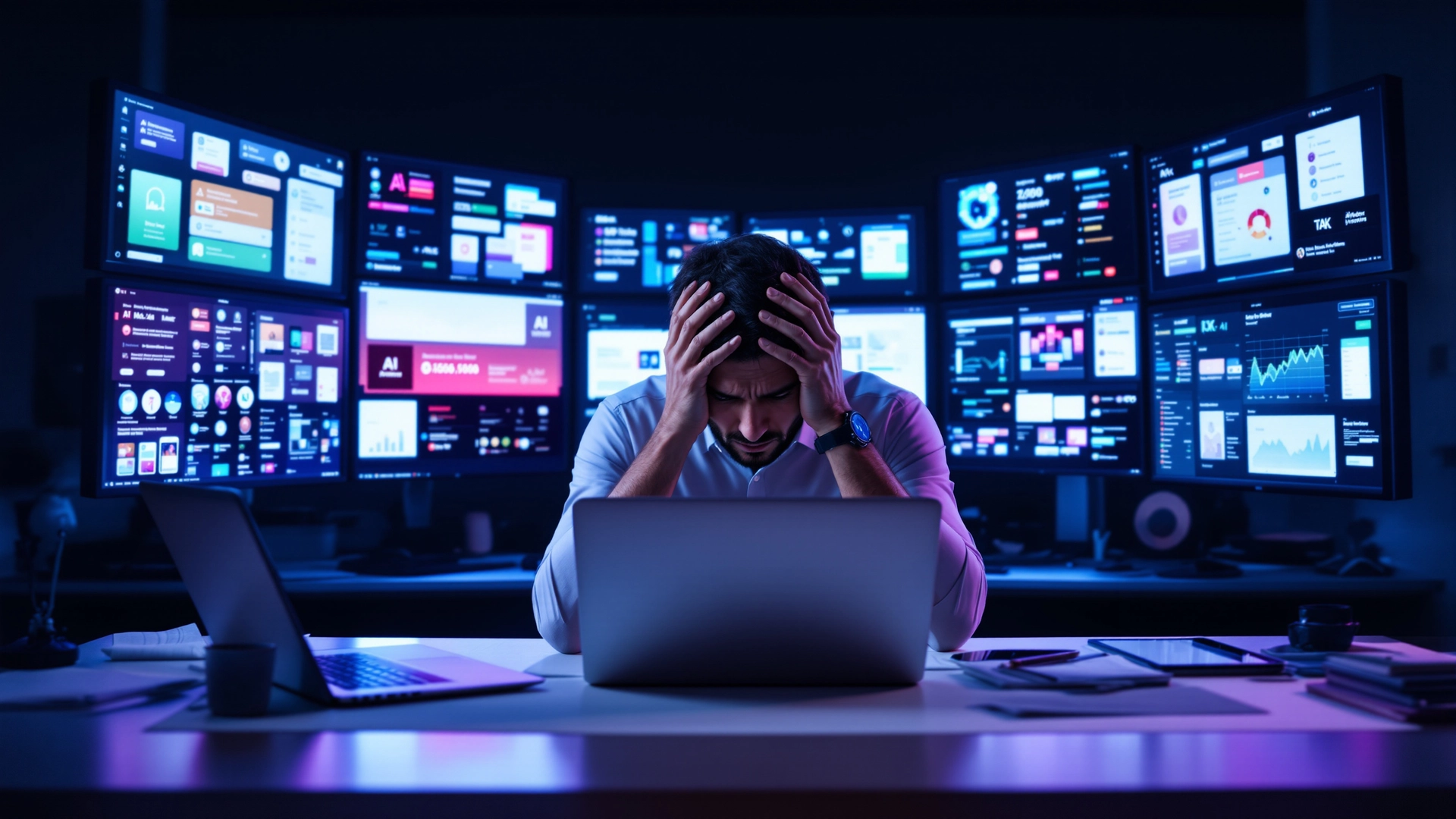 A frustrated business owner trying to figure Ai out.