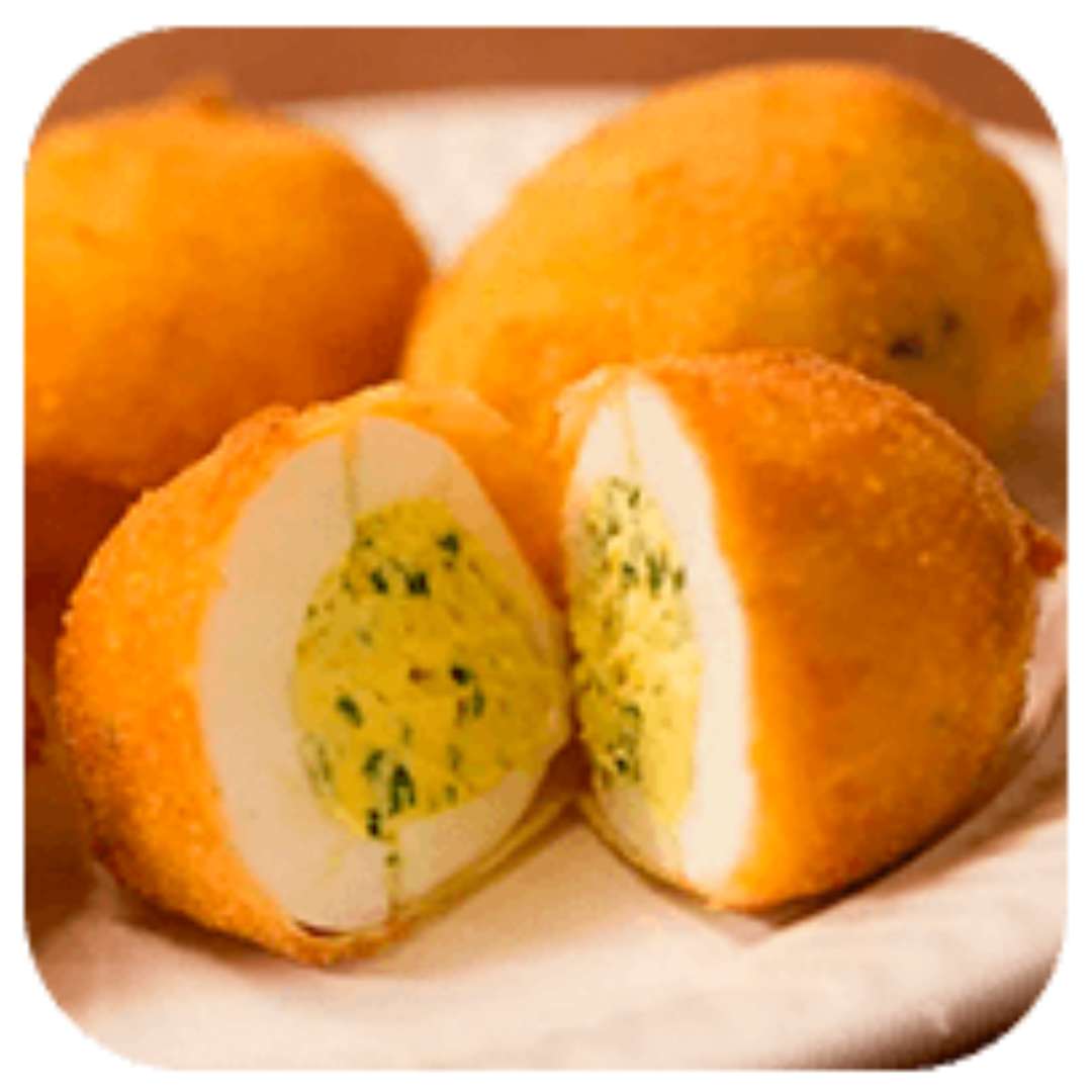 Huevo Relleno Empanado