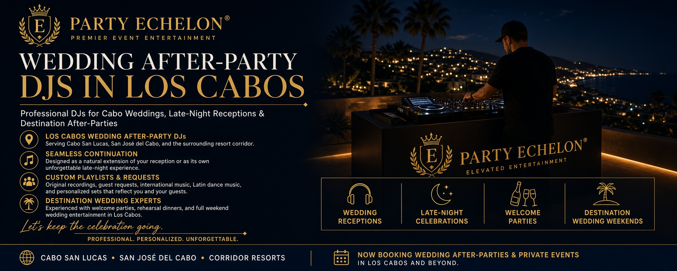 Wedding After-Party DJs in Los Cabos
