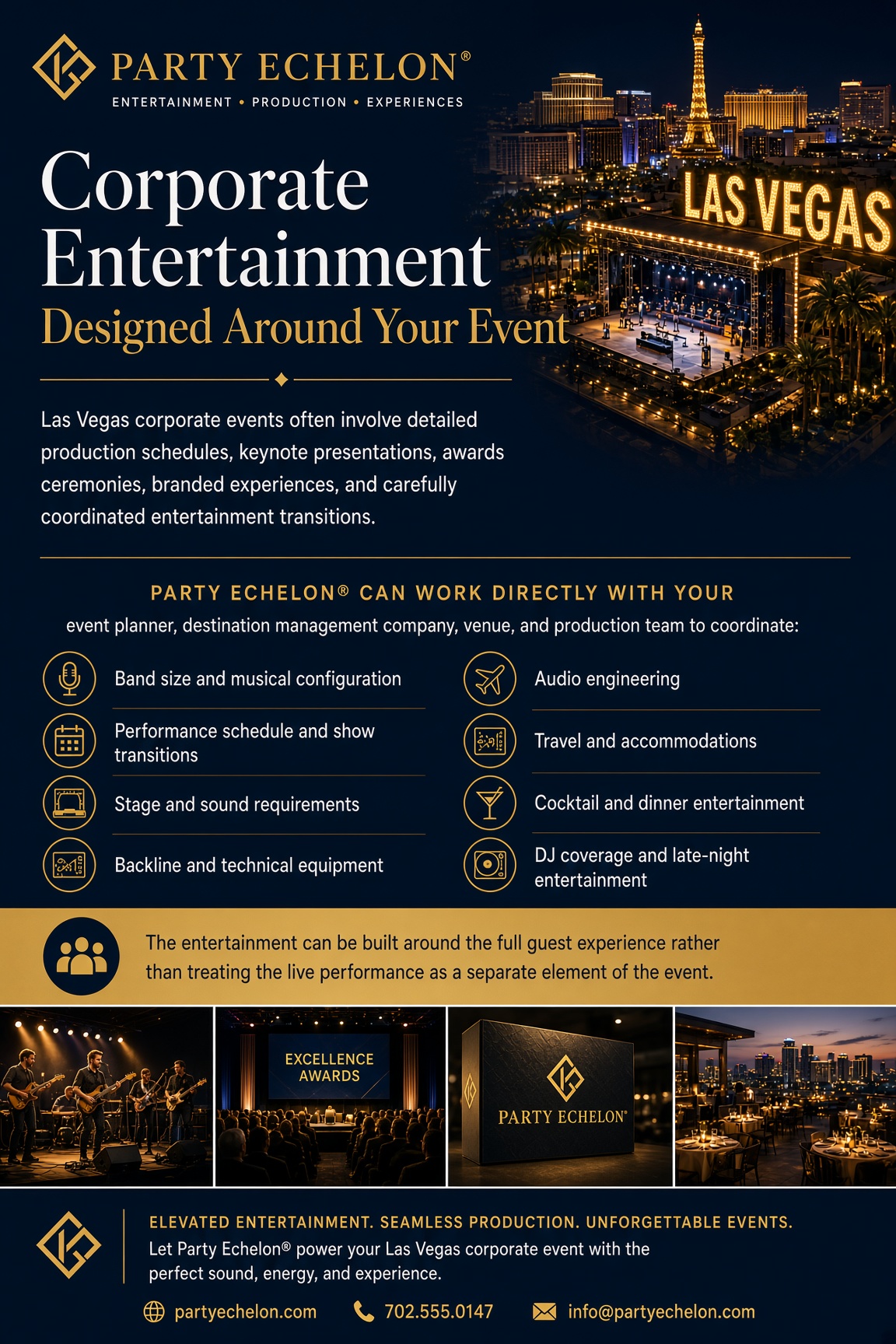 Corporate Party Bands in Las Vegas