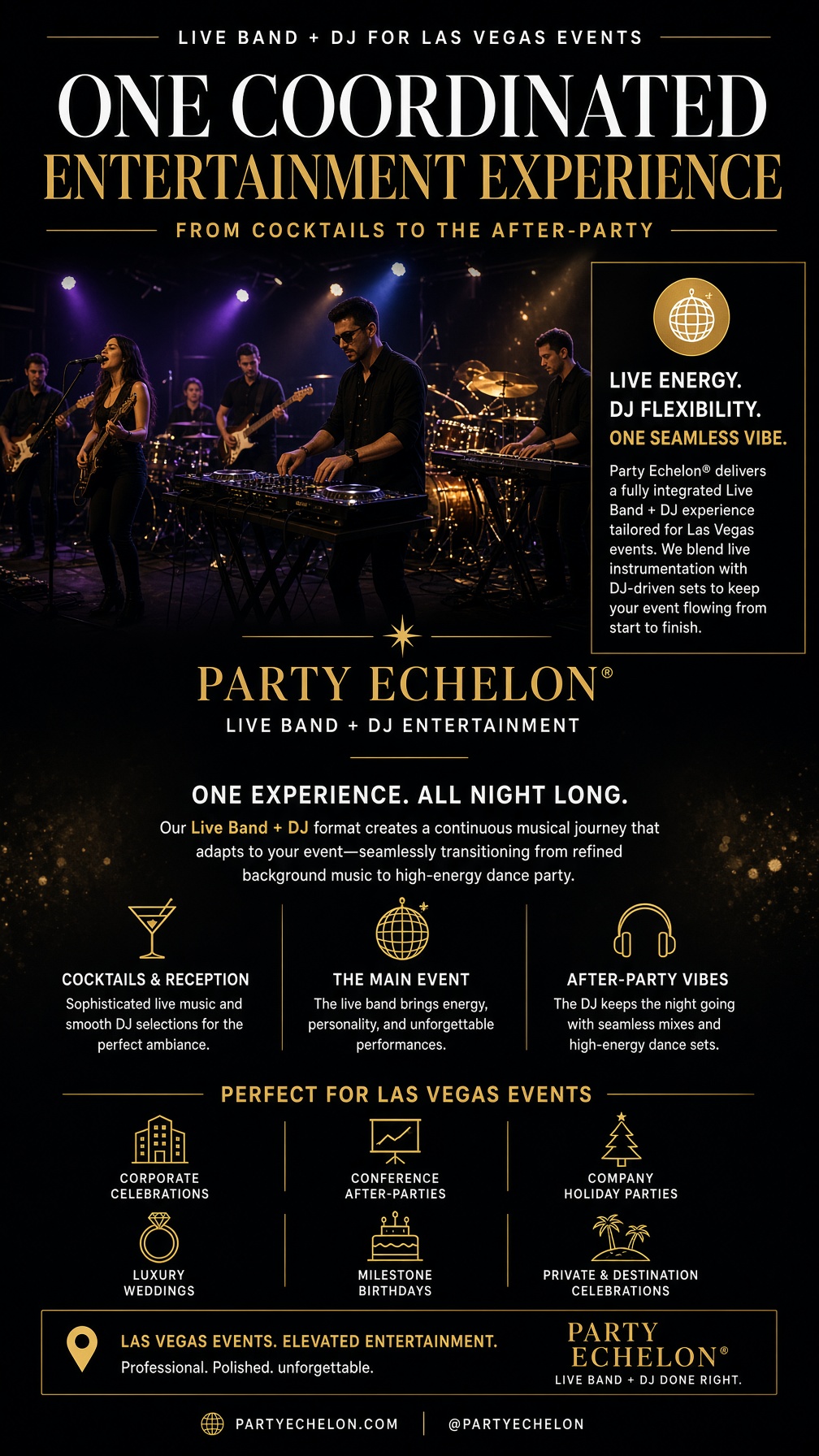 Live Band + DJ for Las Vegas Events