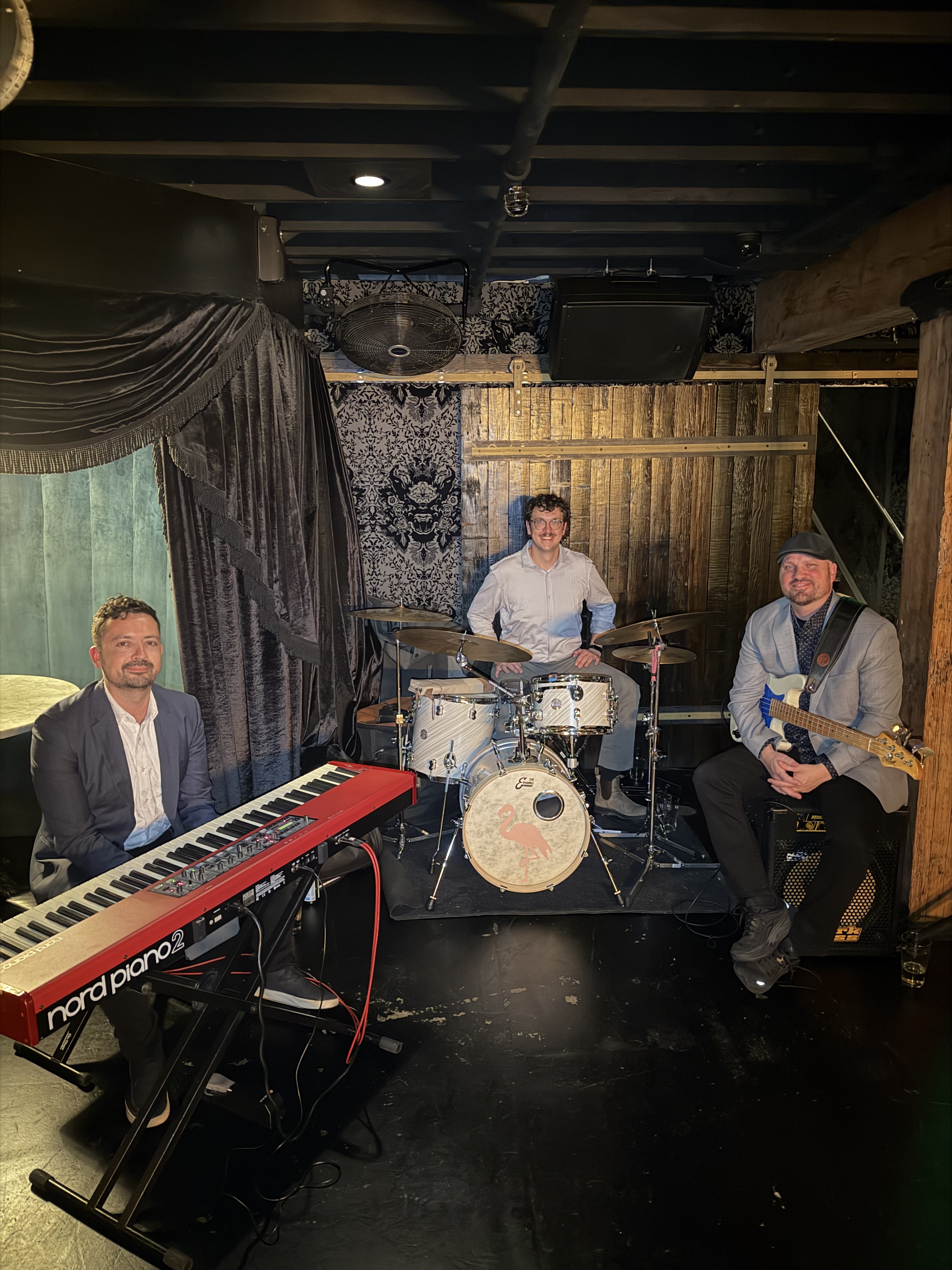 "Performing live for a private corporate cocktail hour party at Lake Effect SLC, UT"