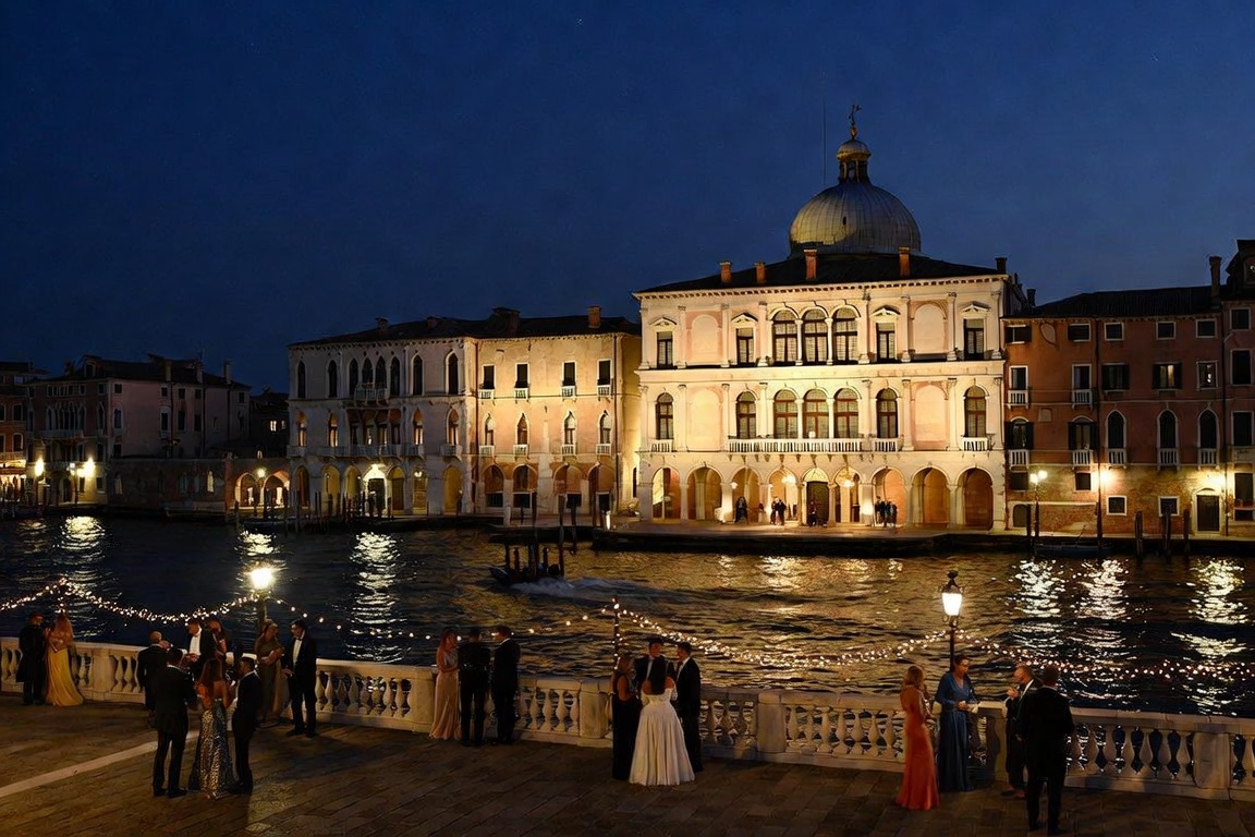 Party Echelon® performing at a luxury destination wedding in Venice, Italy.