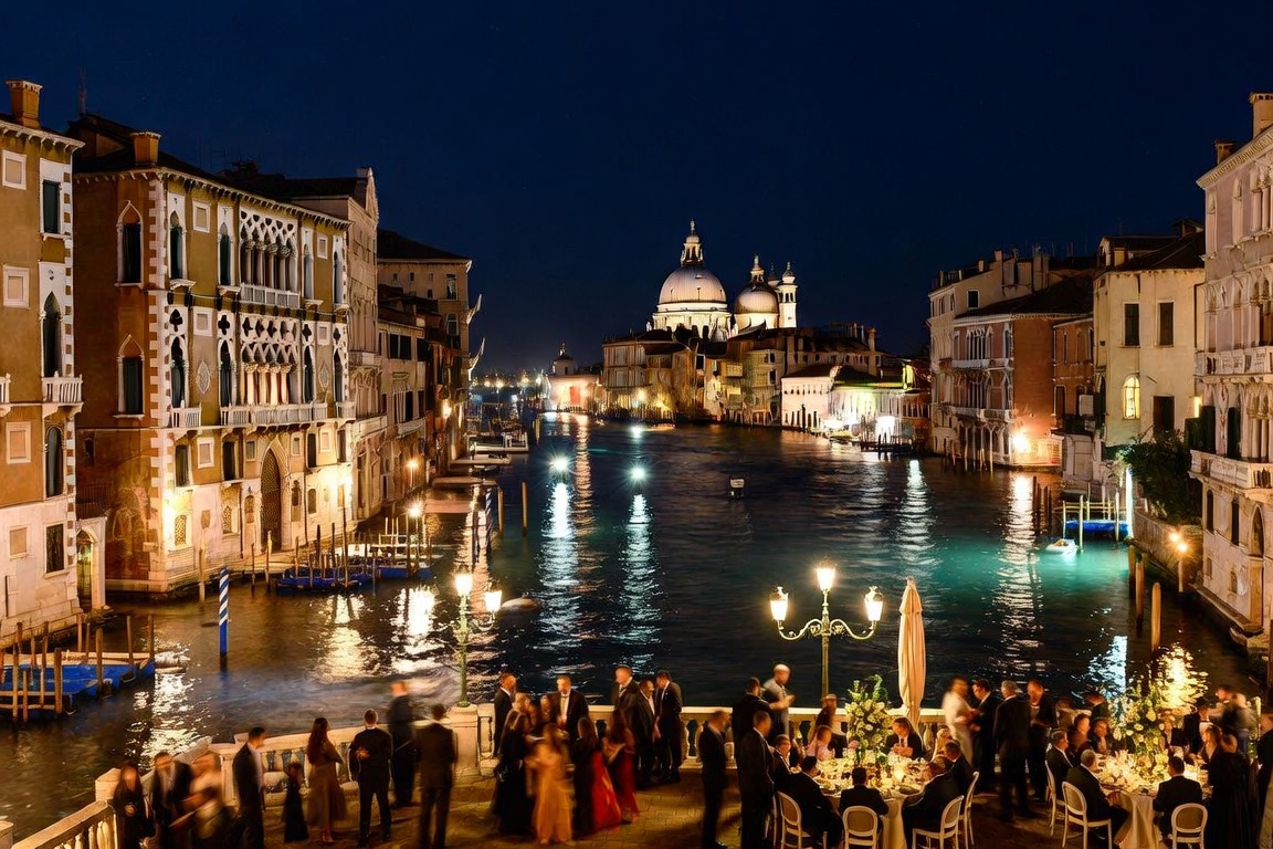 Party Echelon® performing at a luxury destination wedding in Venice, Italy.
