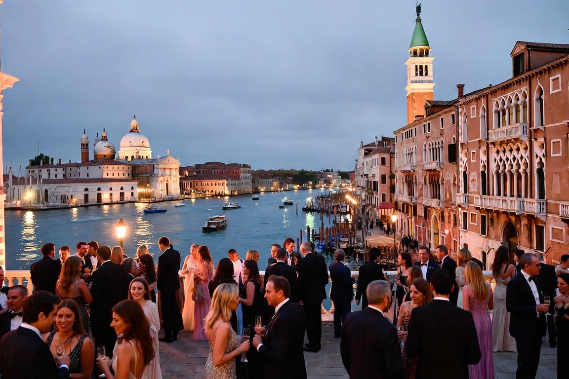 Party Echelon® performing at a luxury destination wedding in Venice, Italy.