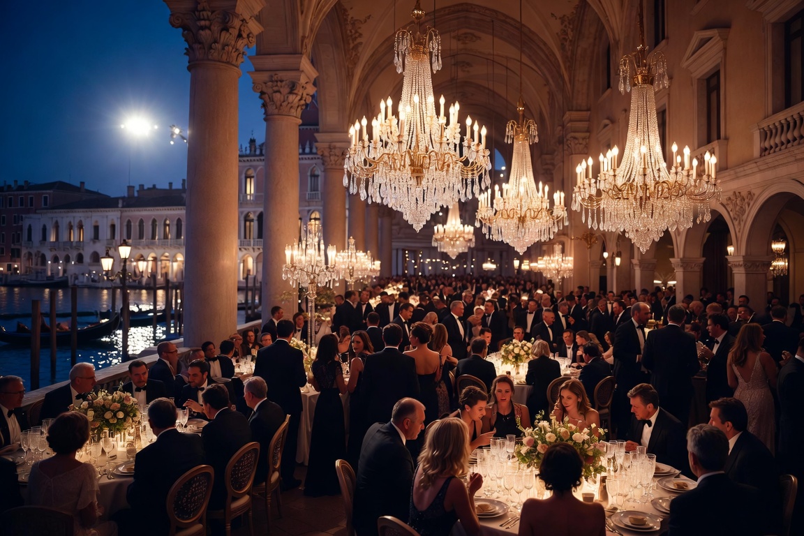 Party Echelon® performing at a luxury destination wedding in Venice, Italy.