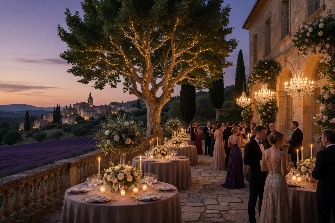Party Echelon® performing at a luxury destination wedding in Provence, France