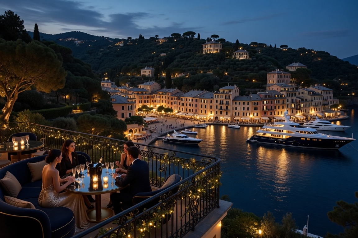 Party Echelon® performing at a luxury destination wedding in Portofino, Italy
