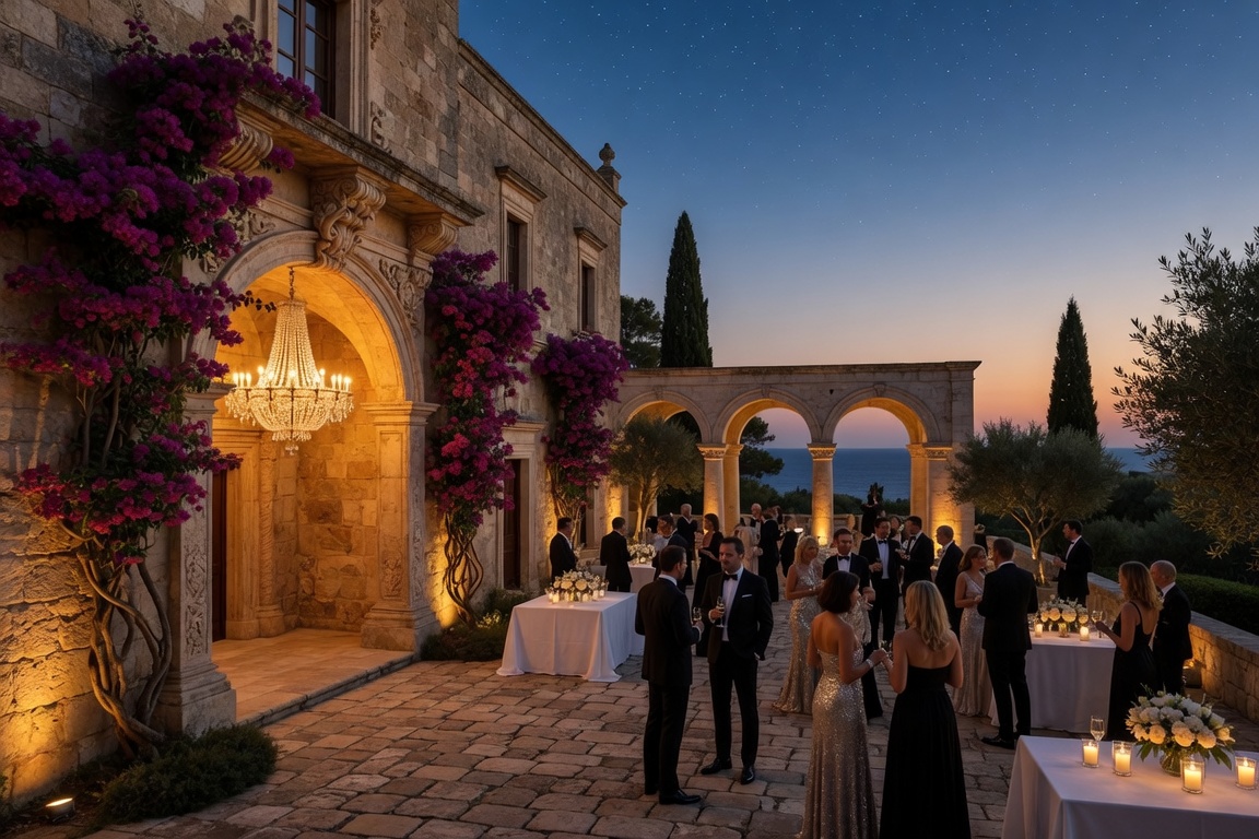 Party Echelon® performing at a luxury destination wedding in Puglia, Italy