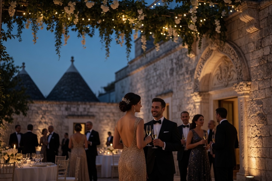 Party Echelon® performing at a luxury destination wedding in Puglia, Italy
