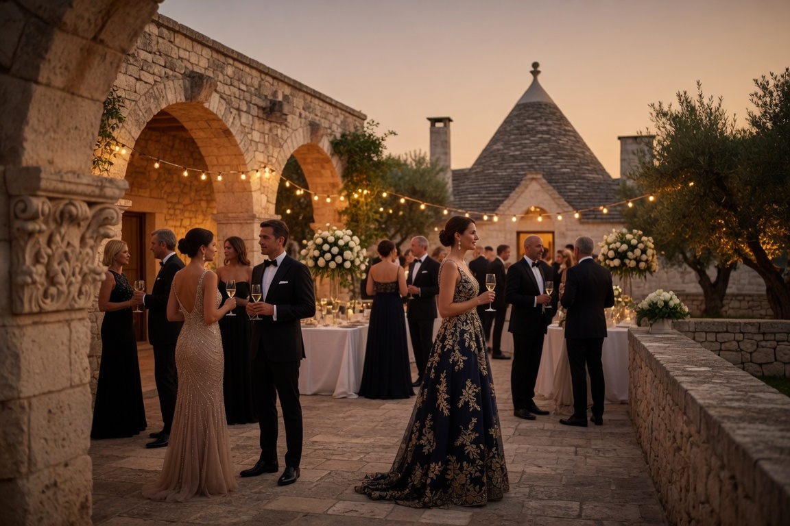Party Echelon® performing at a luxury destination wedding in Puglia, Italy