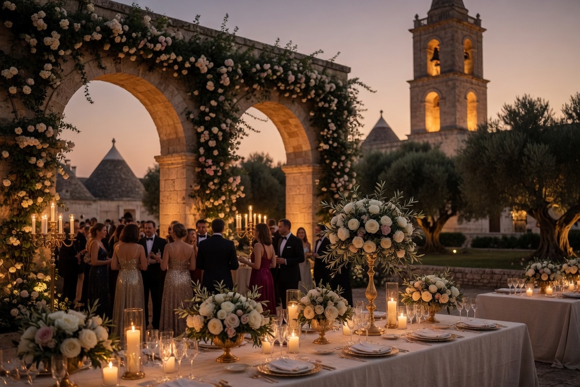 Party Echelon® performing at a luxury destination wedding in Puglia, Italy