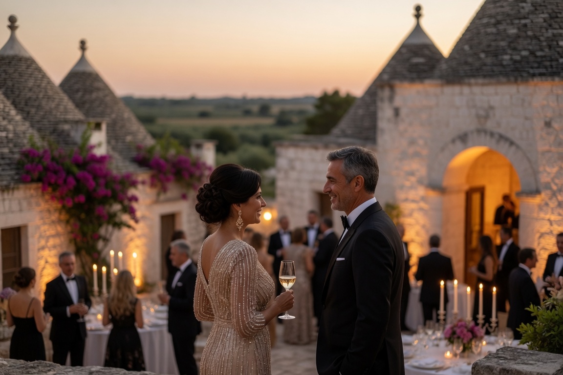 Party Echelon® performing at a luxury destination wedding in Puglia, Italy