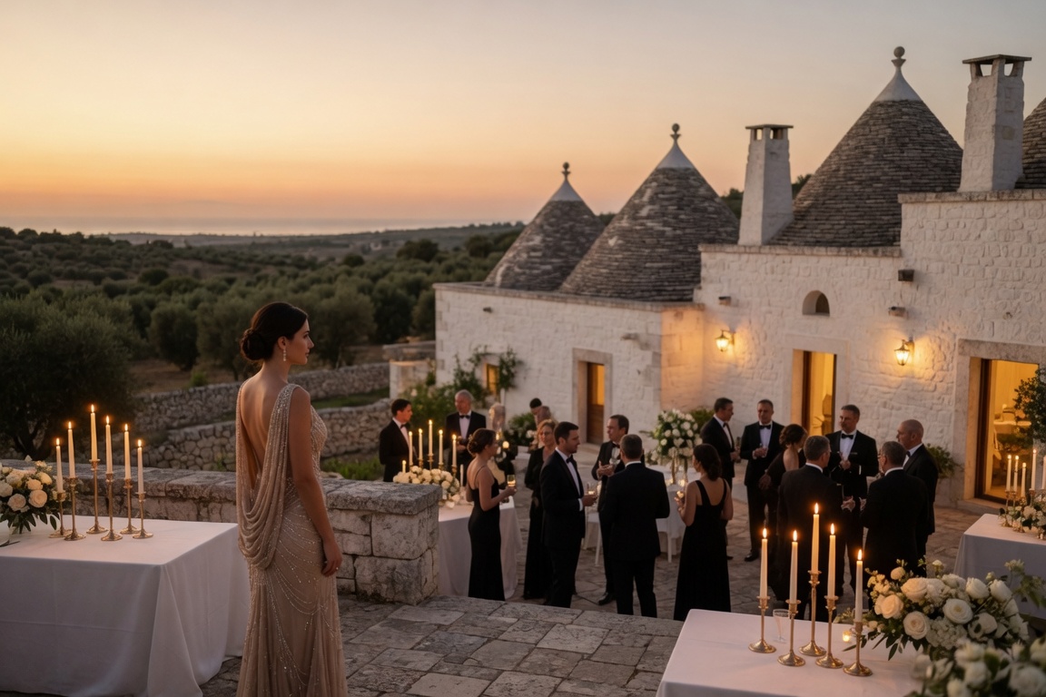 Party Echelon® performing at a luxury destination wedding in Puglia, Italy