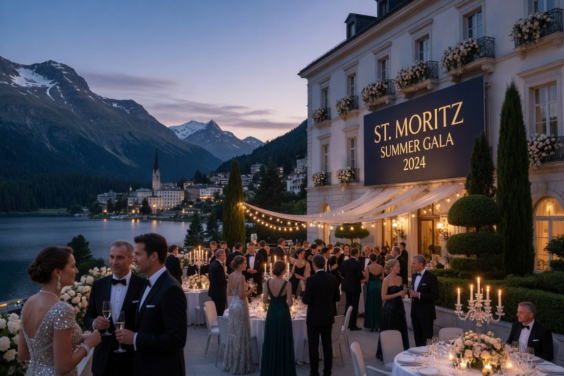 Party Echelon® performing at a luxury destination wedding in St Moritz, Switzerland
