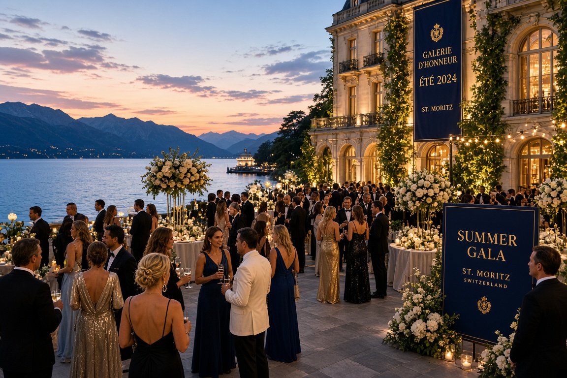 Party Echelon® performing at a luxury destination wedding in St Moritz, Switzerland
